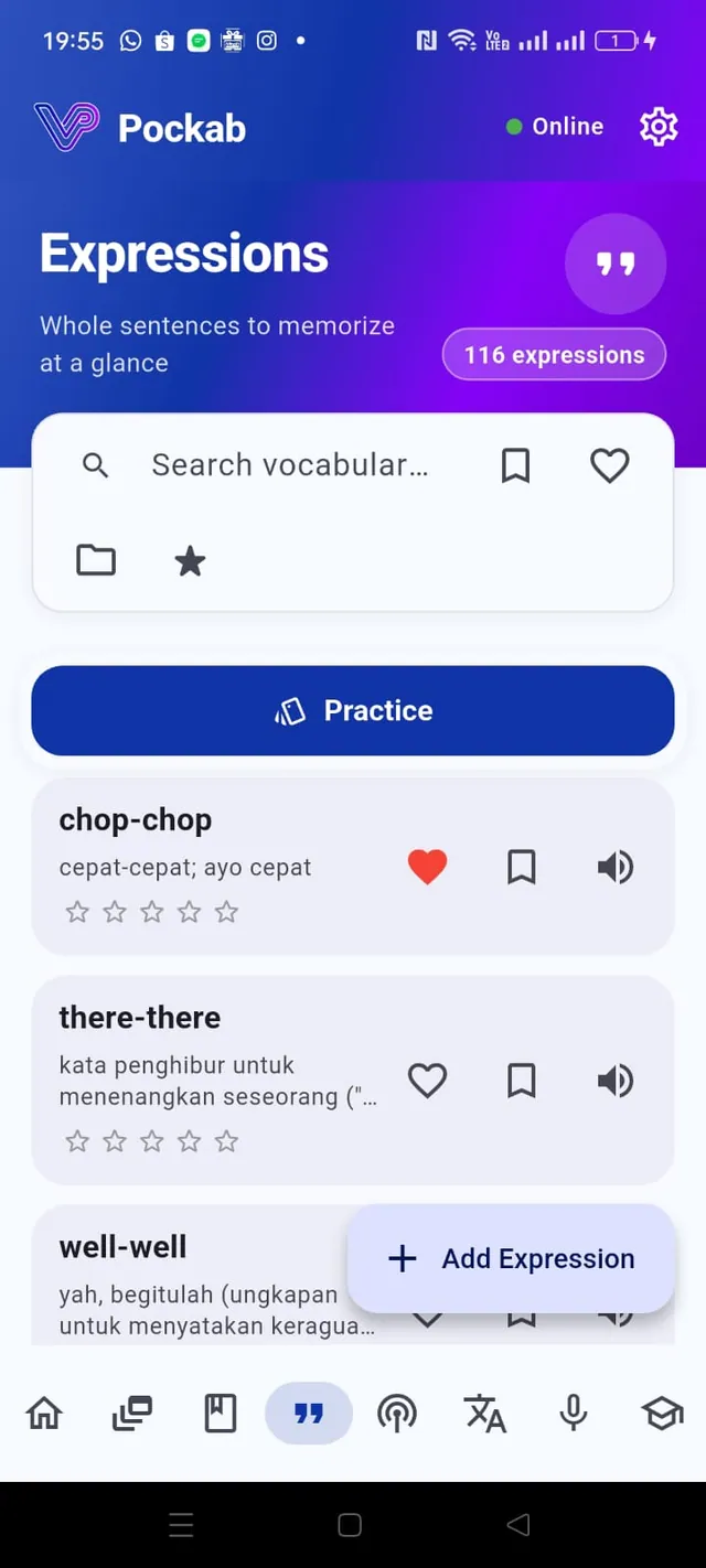 Expressions — Pockab